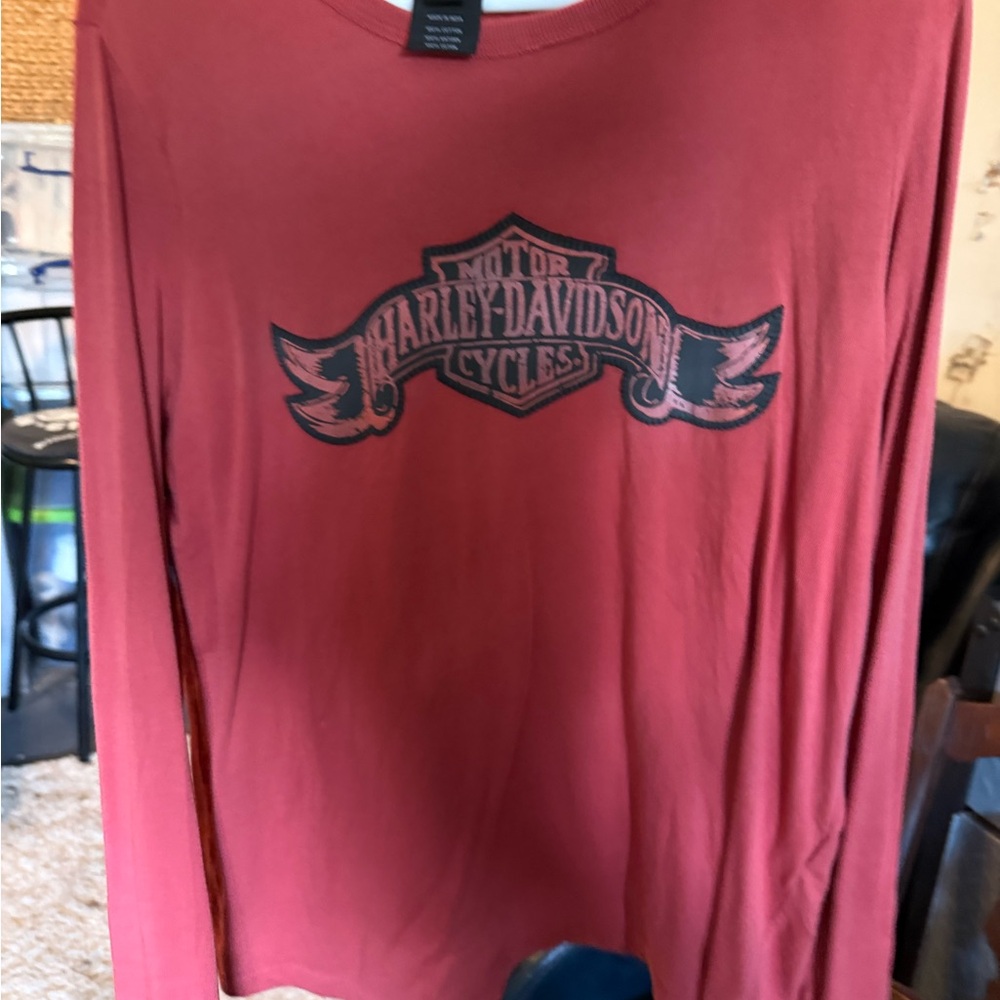 Harley-Davidson Red Long Sleeve Tee